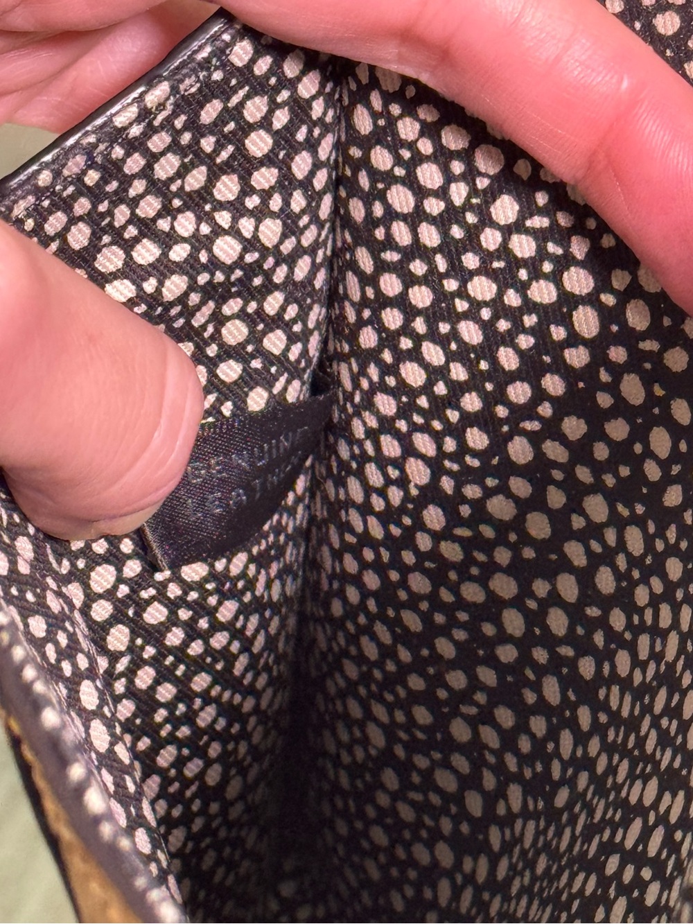 Loeffler Randall python envelope clutch - Picture 5 of 6